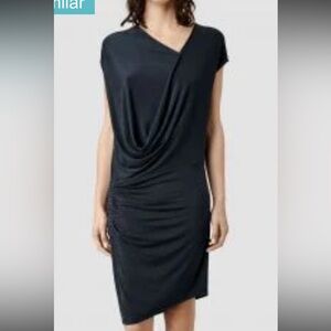 All Saints Soft Black Dress